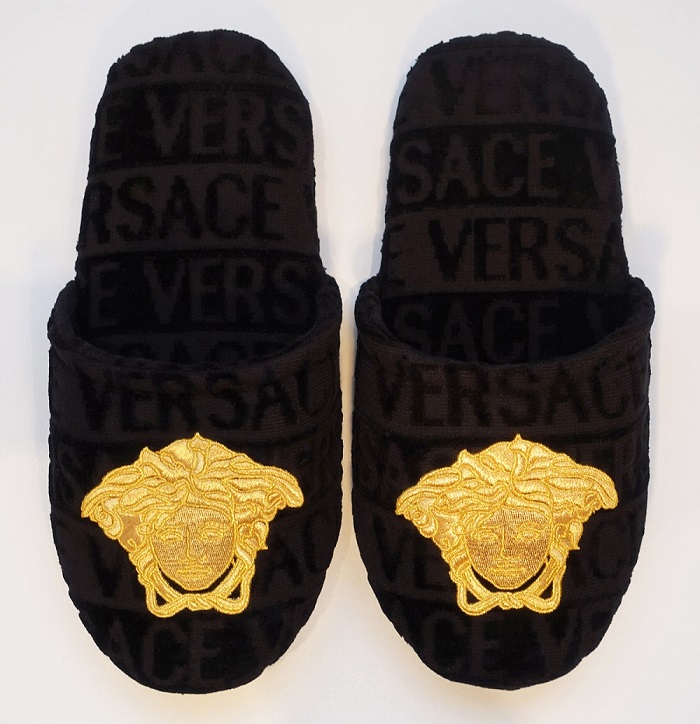 versace bath slippers