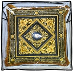 Versace Meandre Baroque Pillow 19 7 Black Gold